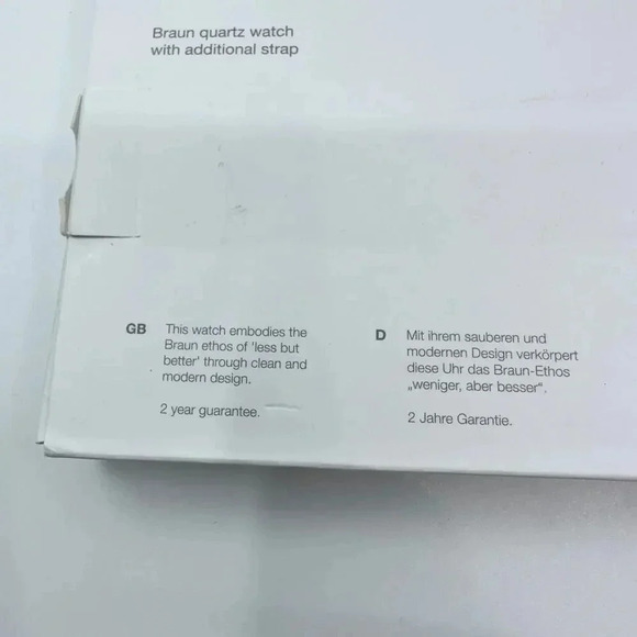 NEW Braun Gents BN0281 Analogue Interchangeable Wrist Watch Set Gray Black - Picture 5 of 8